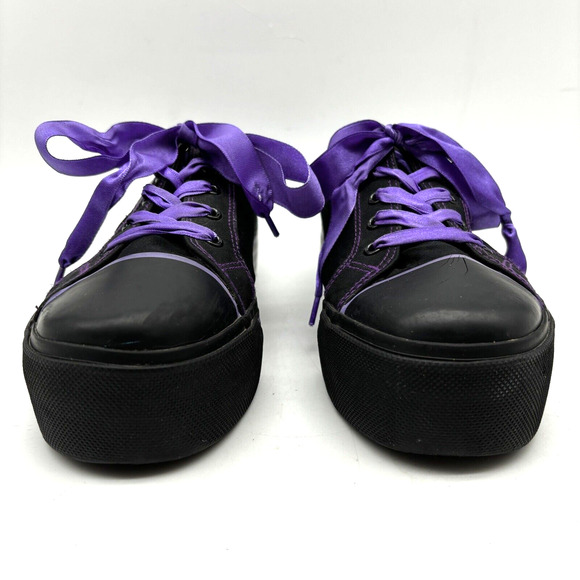 2003 Nightmare Before Christmas 10th Anniversary Black Purple Platform Sneaker 8 - Picture 7 of 16